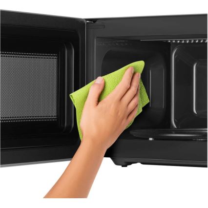 Sencor - Micro-ondas com função grill 700W/1000W/230V 20 l cromado mate