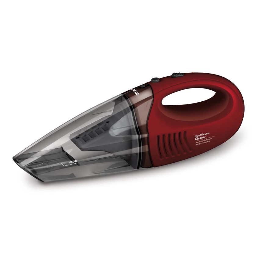 Sencor - Mini aspirador recarregável 45W/230V vermelho