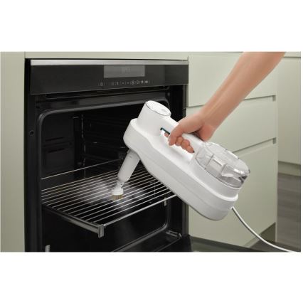 Sencor - Mopa a vapor multifuncional 2 em 1 1500W/230V IPX4 branco