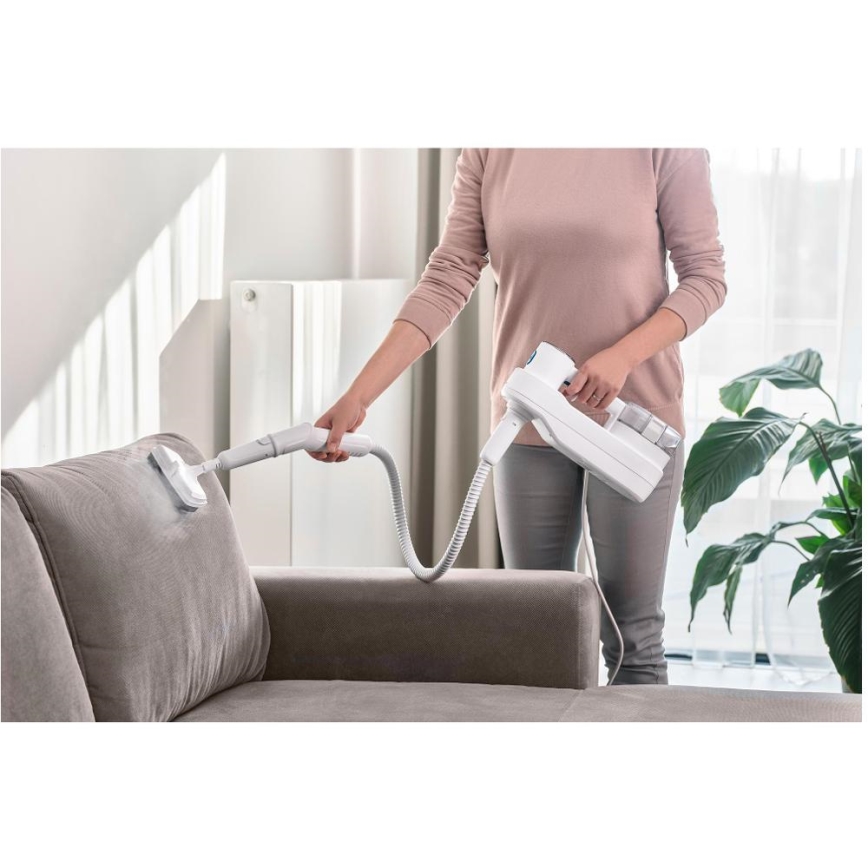 Sencor - Mopa a vapor multifuncional 2 em 1 1500W/230V IPX4 branco