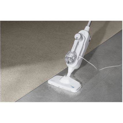 Sencor - Mopa a vapor multifuncional 2 em 1 1500W/230V IPX4 branco