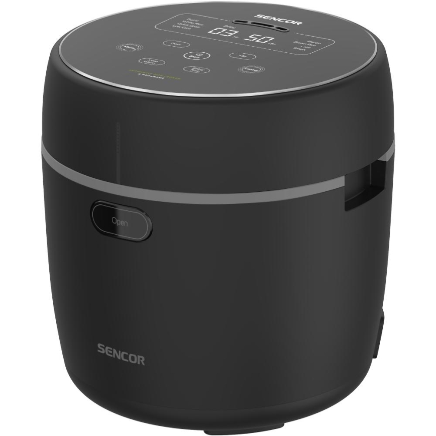 Sencor - Panela de arroz 350W/230V 0,6 l preta