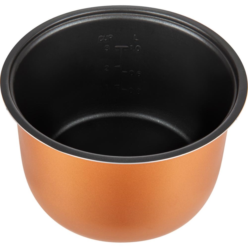 Sencor - Panela de Arroz Multifuncional 350W/230V 0,6 l aço inoxidável/preto