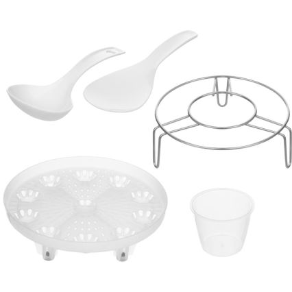 Sencor - Panela de pressão elétrica multifuncional 5,5 l 1000W/230V branco/preto