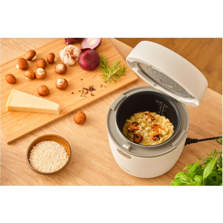 Sencor - Panela elétrica de arroz 350W/230V 0,6 l branca