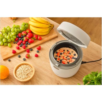 Sencor - Panela elétrica de arroz 350W/230V 0,6 l branca