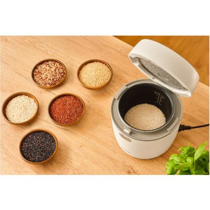 Sencor - Panela elétrica de arroz 350W/230V 0,6 l branca