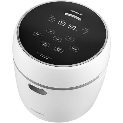 Sencor - Panela elétrica de arroz 350W/230V 0,6 l branca