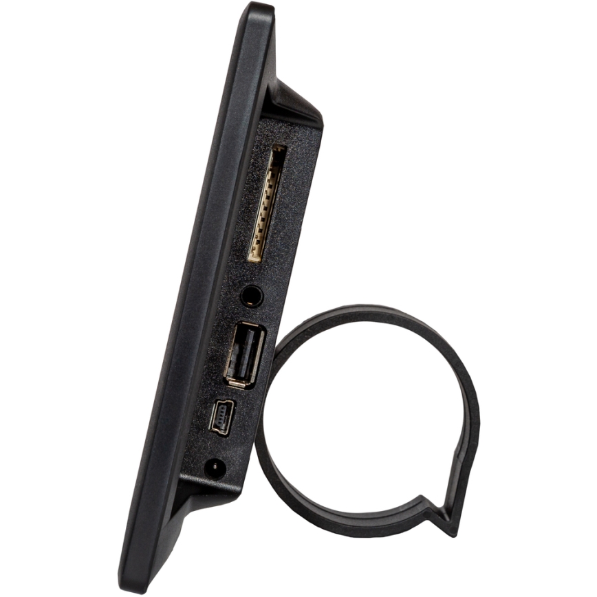 Sencor - Porta-retratos digital de 7 com altifalante 230V, preto + comando remoto