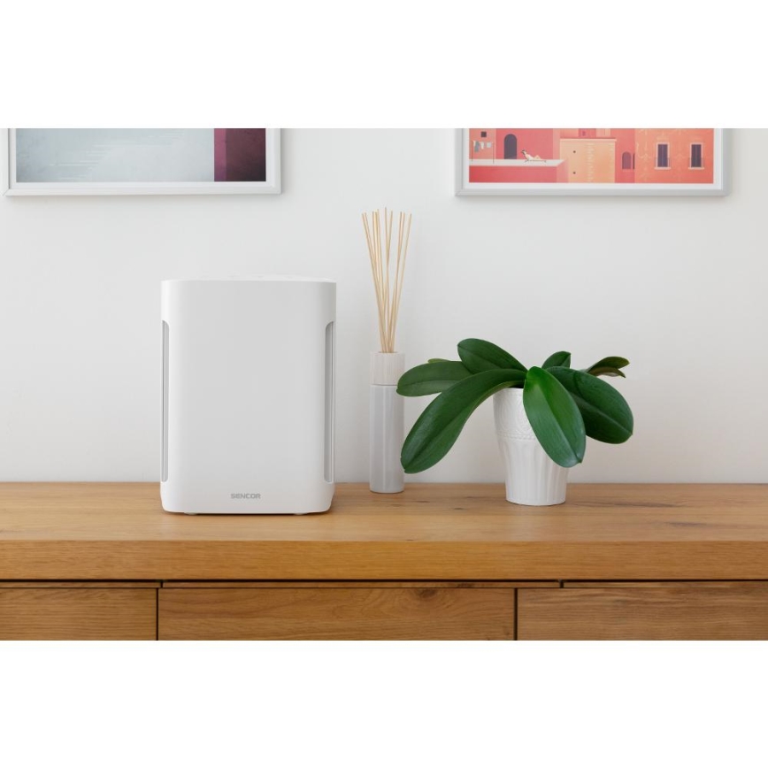 Sencor - Purificador de ar 60W/230V branco