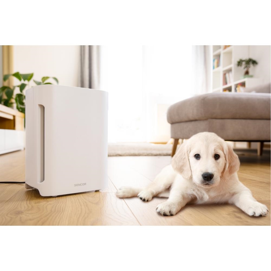 Sencor - Purificador de ar 60W/230V branco