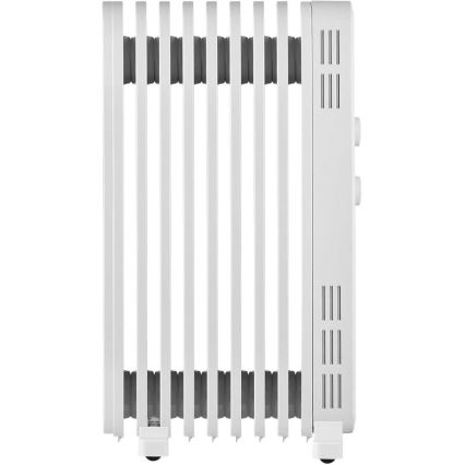 Sencor - Radiador a óleo com 9 aletas 800/1200/2000W/230V branco