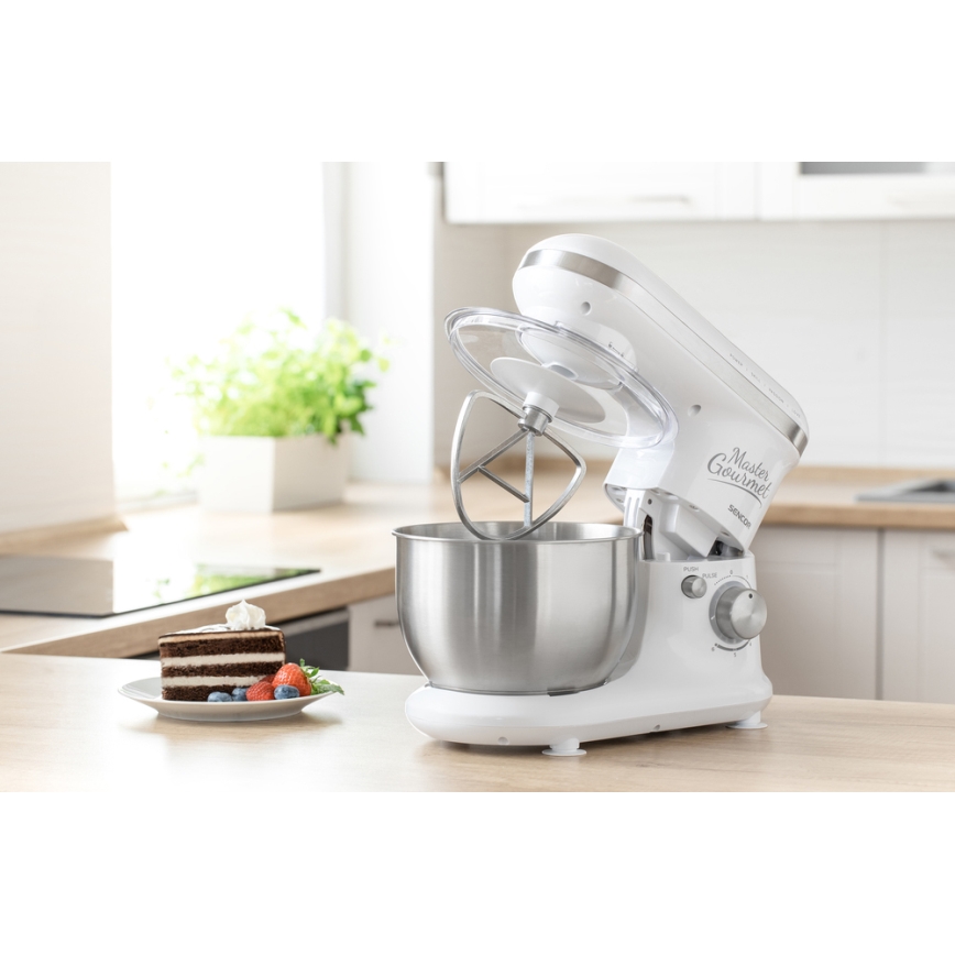 Sencor - Robô de cozinha com tigela em aço inoxidável 600W/230V