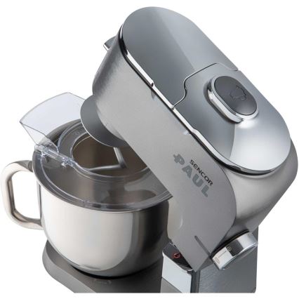Sencor - Robot de cozinha com tigela em aço inoxidável 1700W/230V cromo mate