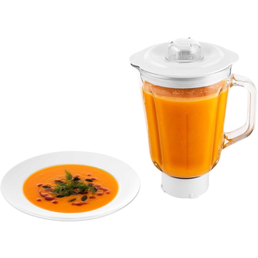 Sencor - Robot de cozinha com tigela em aço inoxidável 1700W/230V cromo mate