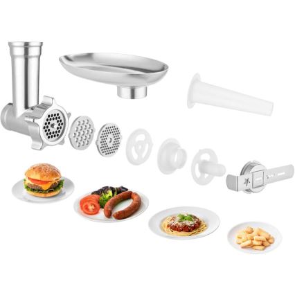 Sencor - Robot de cozinha com tigela em aço inoxidável 1700W/230V cromo mate