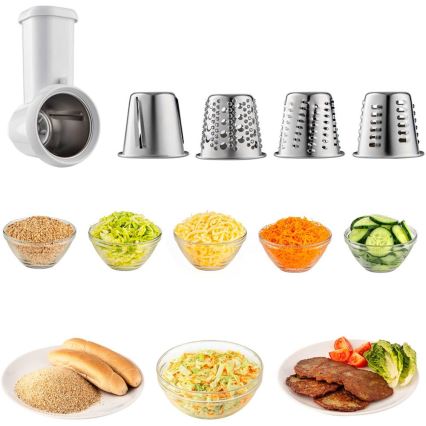 Sencor - Robot de cozinha com tigela em aço inoxidável 1700W/230V cromo mate