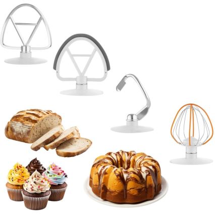 Sencor - Robot de cozinha com taça em aço inoxidável 1000W/230V branco