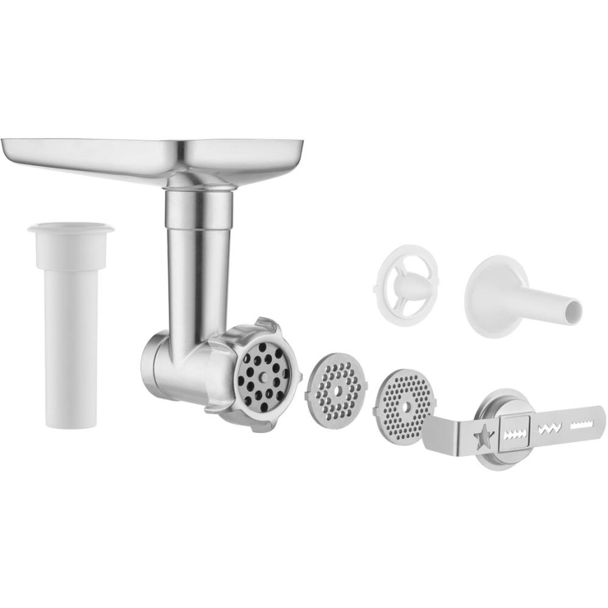 Sencor - Robot de cozinha com taça em aço inoxidável 1000W/230V branco