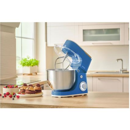 Sencor - Robot de cozinha com taça em aço inoxidável 1300W/230V azul