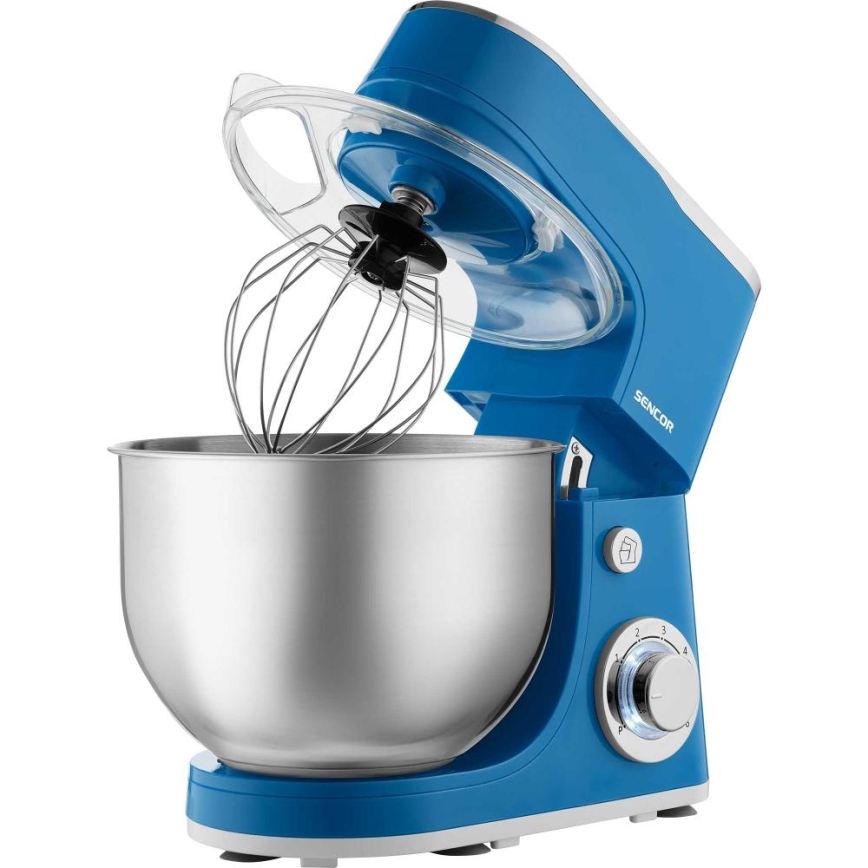 Sencor - Robot de cozinha com taça em aço inoxidável 1300W/230V azul
