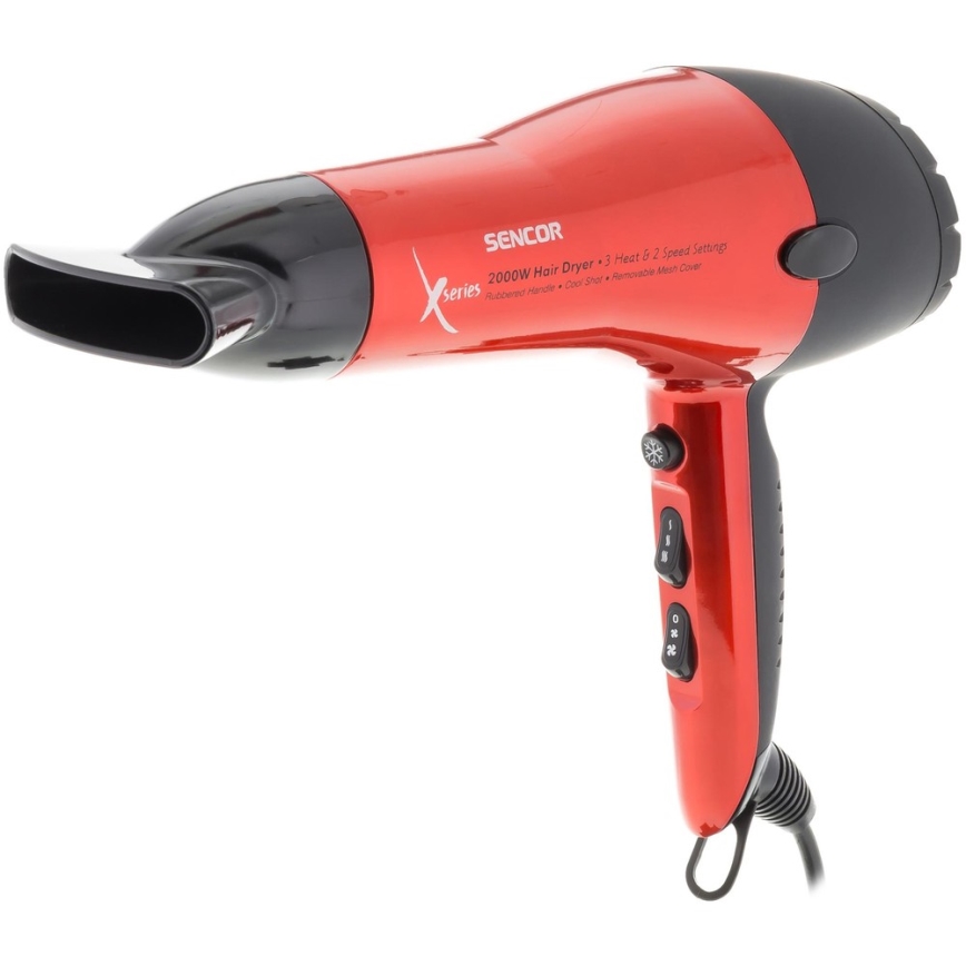Sencor - Secador 2000W/230V vermelho