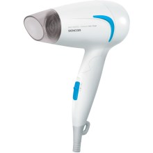 Sencor - Secador de cabelo 1400W/230V branco/azul