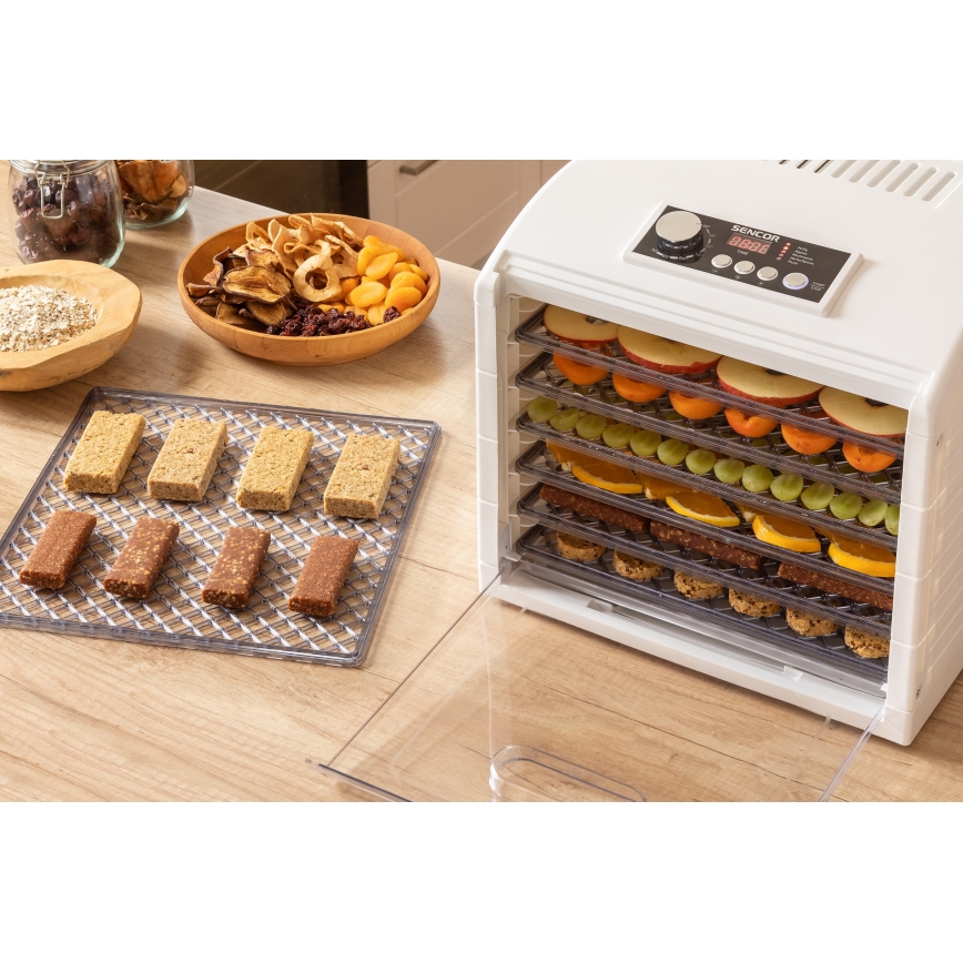 Sencor - Secador para alimentos 500W/230V branco