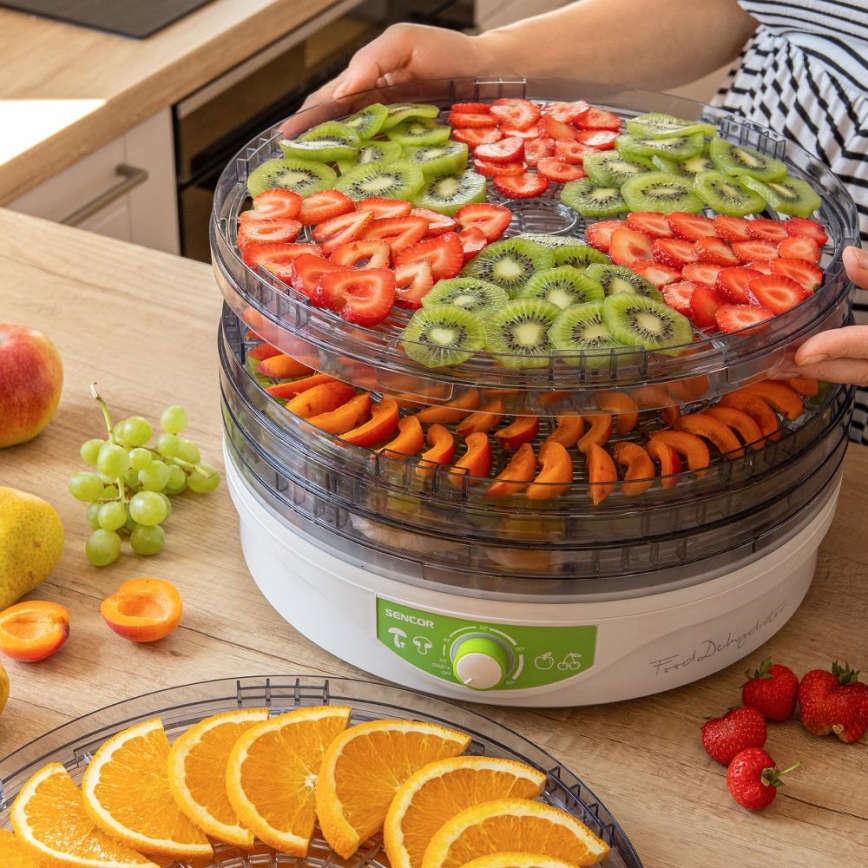 Sencor - Secador para alimentos com termoregulação 250W/230V