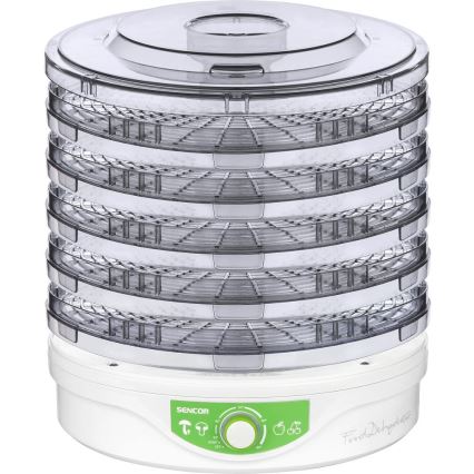 Sencor - Secador para alimentos com termoregulação 250W/230V