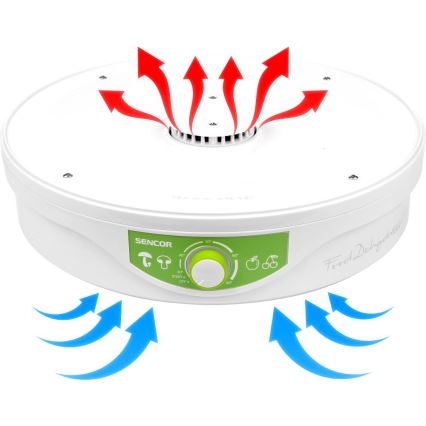 Sencor - Secador para alimentos com termoregulação 250W/230V