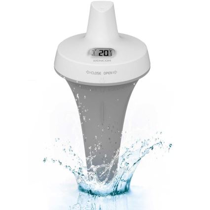 Sencor - Sensor flutuante sem fios para piscina 2xAA IPX7