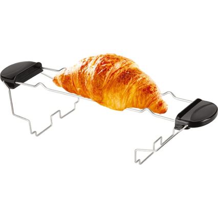 Sencor - Torradeira com duas fendas e grelha para aquecer pães 1000W/230V bege