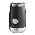 Sencor - Triturador elétrico de café em grão 60 g 150W/230V preto/cromado mate
