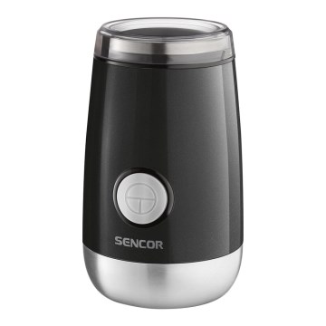 Sencor - Triturador elétrico de café em grão 60 g 150W/230V preto/cromado mate