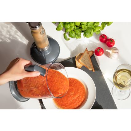 Sencor - Varinha mágica 4em1 1200W/230V aço inoxidável/dourado