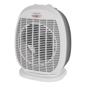 Sencor - Ventilador com elemento de aquecimento 1200/2000W/230V branco/cinzento