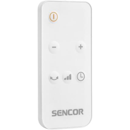 Sencor - Ventilador com elemento de aquecimento cerâmico 2200 W/230 V, Wi‑Fi, branco + controlo remoto