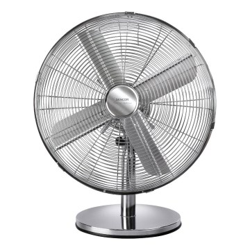 Sencor - Ventilador de mesa 50W/230V cromado brilhante