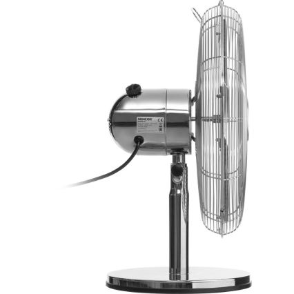 Sencor - Ventilador de mesa 50W/230V cromado brilhante