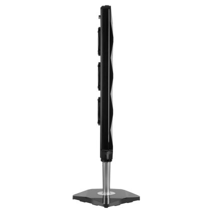 Sencor - Ventilador de pie UltraThin 90W/230V negro + mando a distancia