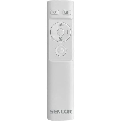 Sencor - Ventoinha de chão sem pás 50W/230V branco + comando