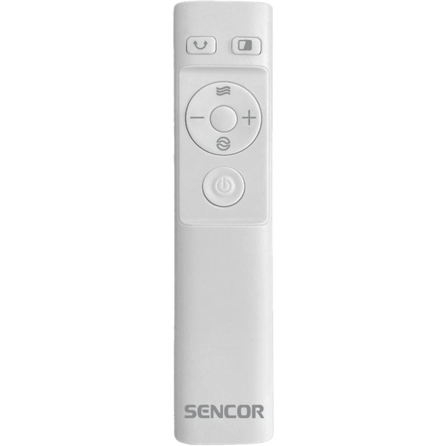 Sencor - Ventoinha de chão sem pás 50W/230V branco + comando