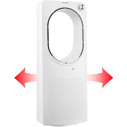 Sencor - Ventoinha de chão sem pás 50W/230V branco