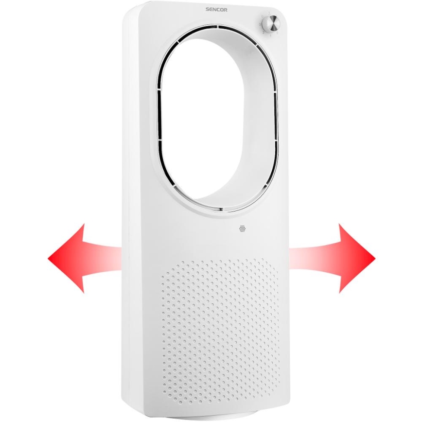 Sencor - Ventoinha de chão sem pás 50W/230V branco