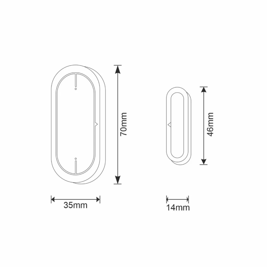 Sensor de janela SMART 2xAAA/Wi-Fi Tuya