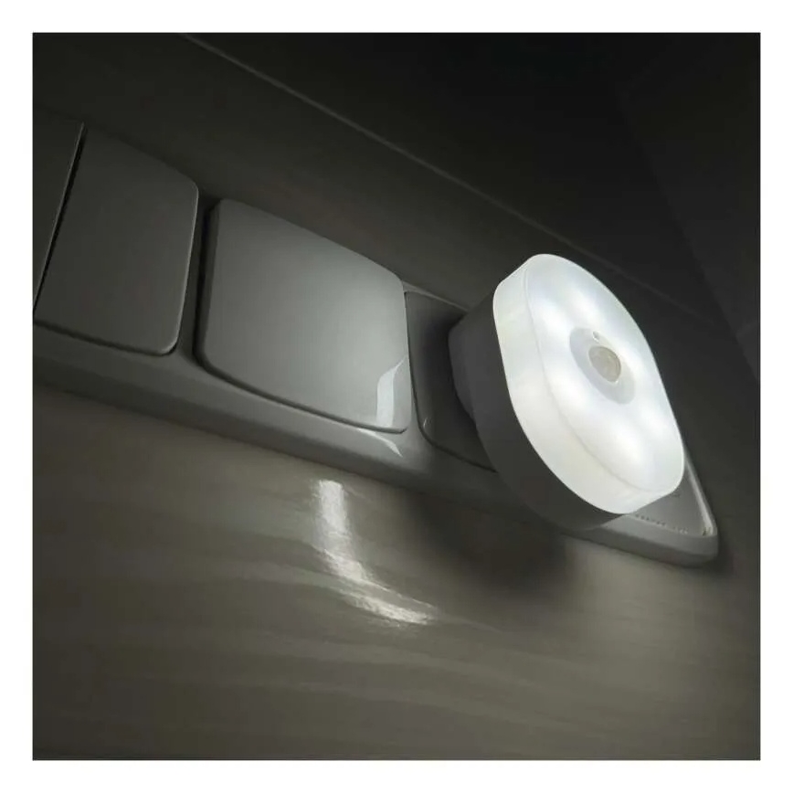 Sensor de movimento com luz noturna GoSmart Wi-Fi