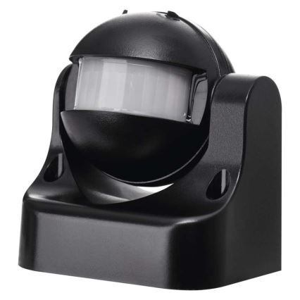 Sensor de movimento de exterior PIR B 180° 1200W/230V IP44 preto