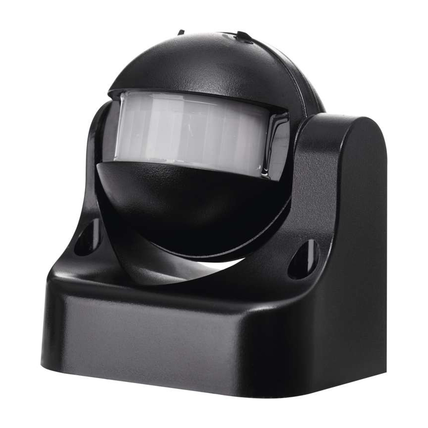 Sensor de movimento de exterior PIR B 180° 1200W/230V IP44 preto