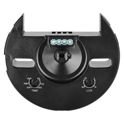 Sensor de movimento e crepúsculo para exterior PIR 2000W/230V IP65 preto
